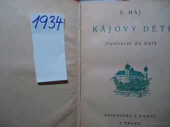 Kája Mařík-staré vydání 1937-autor F.Háj - 5