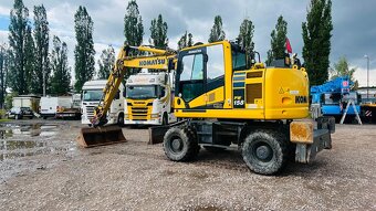 Kolové rýpadlo Komastu PW 158 v super stavu - 5