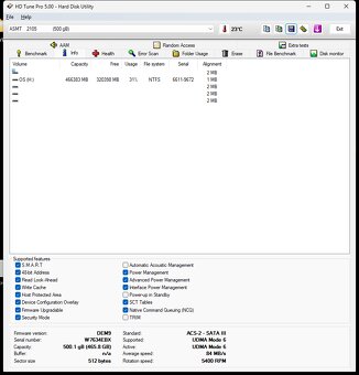 Seagate SSHD, 2.5" 500GB, + 8GB - 5