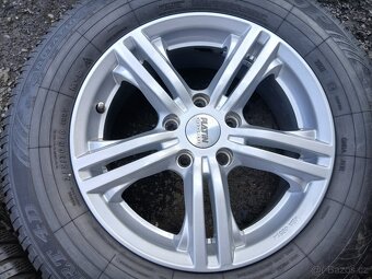 Prodám sadu ALU kol Platin 215/70R16 zimní - 5