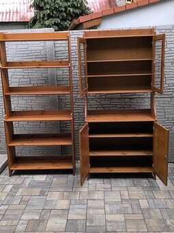 Prodám příborník a knihovnu IKEA LEKSVIK - 5