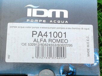 Alfa Romeo, NISAN - Vodní čerpadlo (pumpa) - NOVÉ - 5