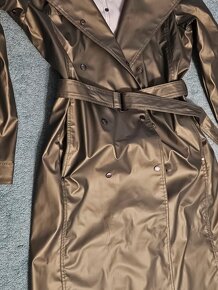 HUBLOT nepromokavý kabát do deště pláštěnka - khaki metalic - 5