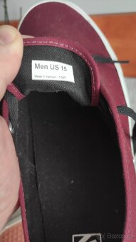 Pánské vínové boty Vans - 5