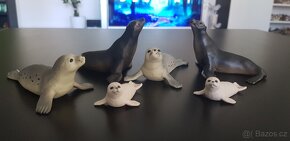 Schleich arktida tuleň tučňák sova papuchalk žralok - 5