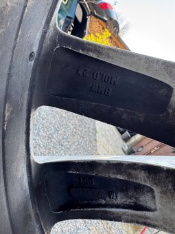 Original alu kola BMW X5 2016 letni pneu 80% - 5