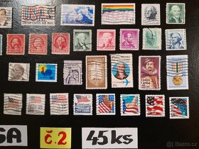 poštovní známky / USA č.2 45ks - 5