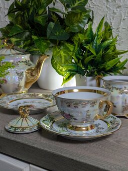 Luxusní porcelánový čajový servis Originál Decor - 5