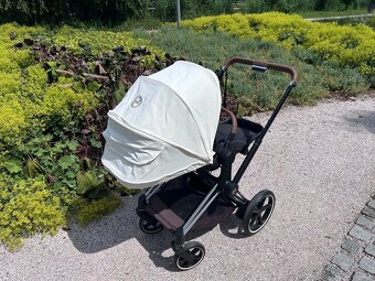 KOČÁREK CYBEX E-PRIAM seatpack Off White - 5