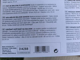 Nové závěsné obaly na květiny - balkon - 5
