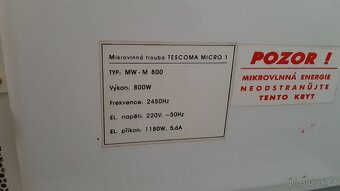 Mw trouba 800w...tescoma plně funkční - 5