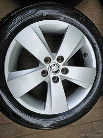 ALU kola letní Škoda 5x100 Fabia III Rapid R15 Mato - 5