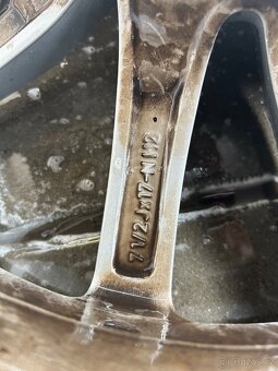 ORIGINÁLNÍ ALU KOLA BMW ŘADA 3 7,5Jx17 ET 30 + ZIMNÍ PNEU - 5