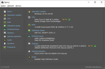 PC Dell - Intel Core i5-2400, RAM 12GB, SSD 120GB, HDD 320GB - 5