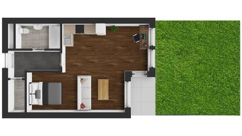 Byt 1+kk s vlastní zahrada, OV, Vrchlabí centrum - 5