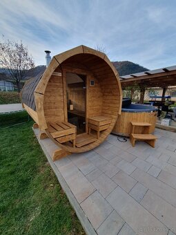 Fínska sudová sauna - 5