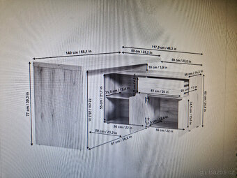 ROHOVÝ PSACÍ STŮL - 5