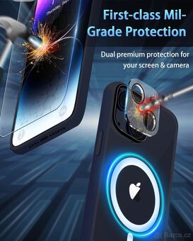 Pouzdro pro iPhone 14 Plus, 2x ochranné sklo + fotoaparát - 5