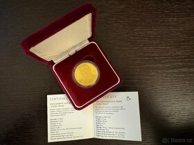 Zlatá pamětní medaile "Václav Havel" proof, nečísl., 2012 - 5