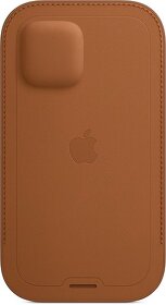Apple kožený návlek s MagSafe sedlově hnědá (iPhone 12 Pro) - 5