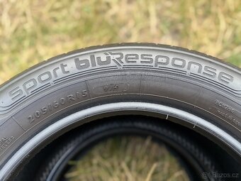 4x Letní pneu Dunlop Sport BluResponse - 205/60 R15 - 90% - 5