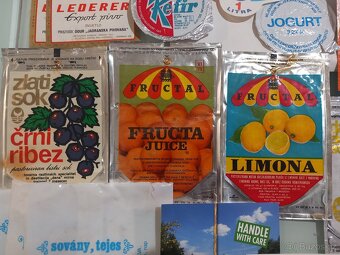 Retro pivní podtácky a retro obaly. - 5