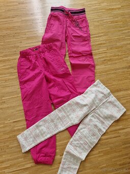 Softshellové kalhoty holka vel.122, 128,134 - 5
