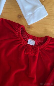 Set značkového vánočního oblečení pro holčičku vel. 68 č.2 - 5