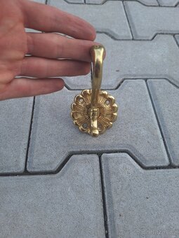 Mosazné háčky - několik druhů a velikostí - 5