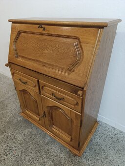 Rustikální sekretář, komoda, masív, Nábytek s příběhem - 5