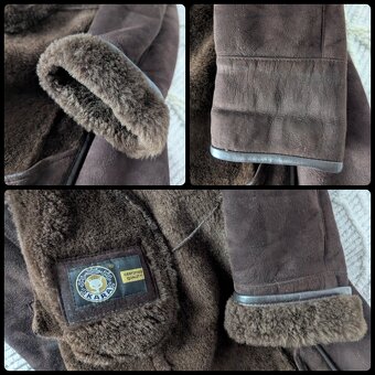 Elegantní kožich s odepínací kapucí - 5