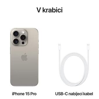 Apple iPhone 15 Pro, 256 GB, přírodní titan - 5