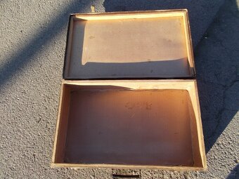 Starožitný kufr papírový - 5