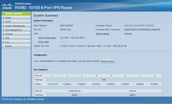 Router Cisco RV082 8xLAN, VPN, DHCP - 5