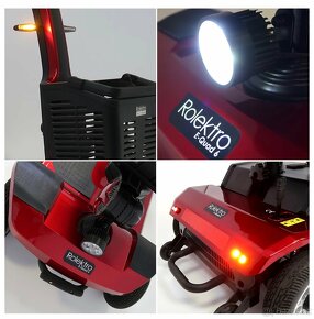 Téměř NOVÝ invalidní elektrický vozík - čtyřkolka - 5