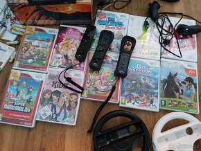 nintendo wii + 12her + prislusenstvi + balancni podlozka - 5