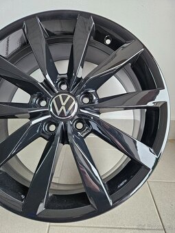 Orig. VW "Dijon" 5x112 _ 17" - Black - Top - 5