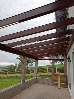 Dřevěné pergoly, garážové stání, zahradní domky - 5
