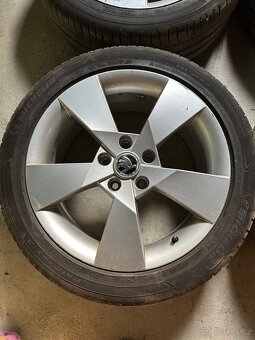 Alu kola originál Škoda Octavia 3 Denom R17 - 5