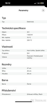 Sencor SEO 2000BK elektrická mini trouba - 5