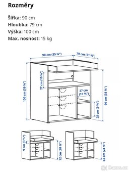 Přebalovací pult Ikea Smastad - 5