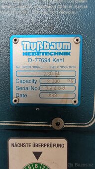 Dvousloupovy zvedak Nussbaum 3 Tuny - 5