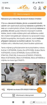 Mlýnek na maso ETA 0028 91000 kovové - 5