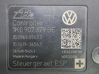 Řídící jednotka ABS 1K0907379BE Škoda Octavia 2 FL r.v. 2011 - 5