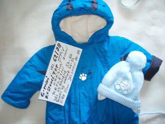 G-mini kojenecká zimní kombinéza - 5