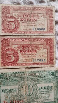 Bankovky -3 kusy - 5