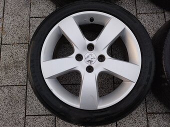 ALU kola Peugeot 17" vč. celoročních pneu a šroubů - 5