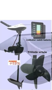 Člun Intex Mariner 3 včetně el.motoru , akumulátoru a příslu - 5