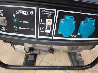 Elektrocentrála Generátor proudu Gude GSE 2700 - 5