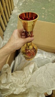 Zdobená, ručně malované vázy - 5